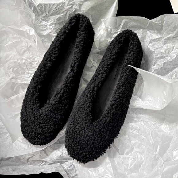 Bottega Veneta Black Rosa Ballerina Flats - Picture 2 of 10